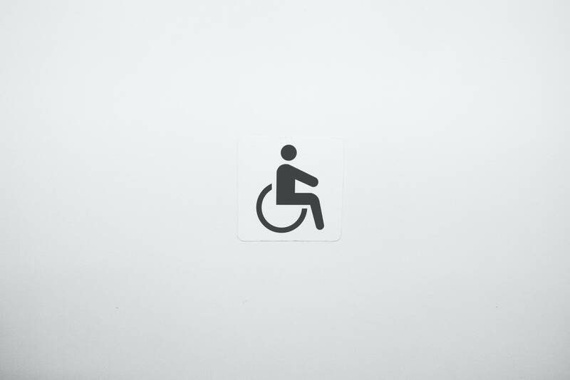 Rollstuhlfahrer Symbol